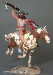 Indianer-Krieger zu Pferd 