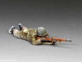 Liegender Soldat - feuernd 