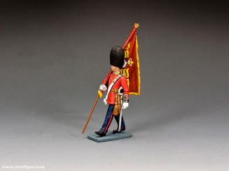 Coldstream Guards Offizier mit Regimentsfahne 