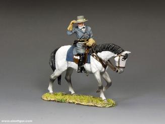 KING & COUNTRY CIVIL WAR CW108 CONFRDERATE CAVALRY OFFICER WITH PISTOL 