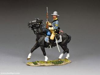 Confederate Cavalry Corporal Holding Carbine 
