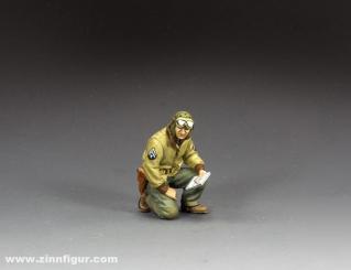 Kniender Tech 5 Corporal mit Karte 