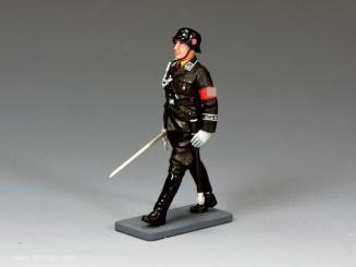 Officier SS - inspectant les troupes 