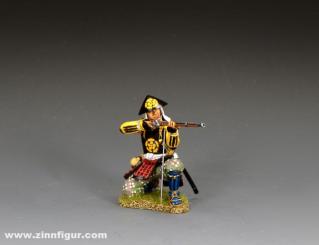 Ashigaru-Arkebusier - kniend feuernd - Westarmee 