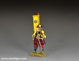 Ashigaru-Arkebusier mit Sashimono-Banner - Westarmee 
