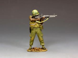 Tireur de mitrailleuse US Marine 