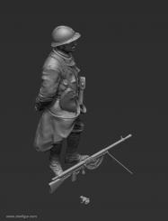 French Chauchat MG Gunner -1916 