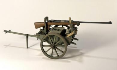 German MG Cart with Mauser Anti-Tank Rifle 