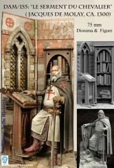 Jacques de Molay - with Diorama-Base 