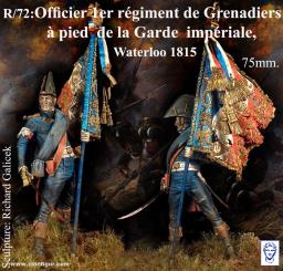 Officier de grenadier de la garde avec aigle 