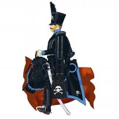 Hussard de Brunswick 1813 (Of, cavalier ou trompette) 
