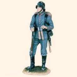 Fantassin avec casque d'acier 