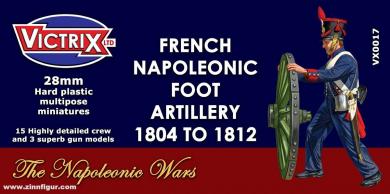 Artillerie à pied française napoléonienne 1804-1812 
