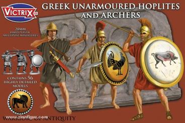 Hoplites et archers grecs non blindés 