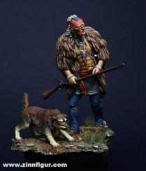 Woodland Indian with Dog 
