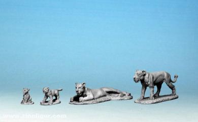 Lioness and Cub 
