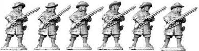 Musketiere in Bereitschaft 