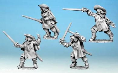 The King's Musketeers Fighting 