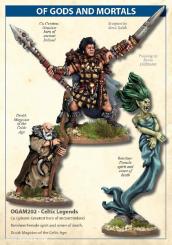 Celtic Legends: Cu Culainn, Banshee and Druid 
