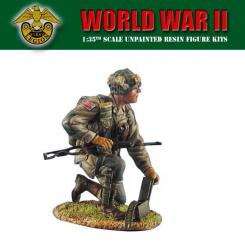 US Airborne Paratrooper with Carbine and .30 Cal Ammo 