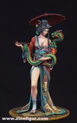 Geisha with Dragon 