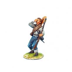Confederate Infantryman Falling Shot 