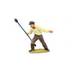 Confederate Artillery Crew with Sponge/Rammer 
