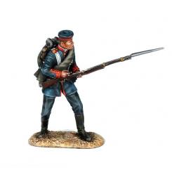 Prussian Infantry in Cap Reloading 