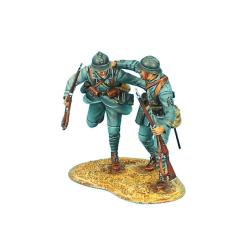 French Infantry Sergeant Pulling a Private Forward 