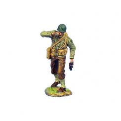 US Infanterist mit Handgranate 