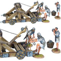 Roman Onager with 3 Crew - White Tunics 