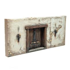 Mauer mit Eingangstor der Gladiatorenschule 