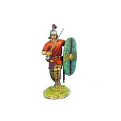 Guerrier germanique avec épée, chargeant 