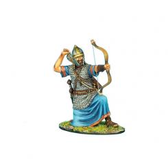 Auxiliaire oriental archer, à genoux, chargeant 