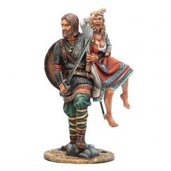 Wikinger mit Gefangener 