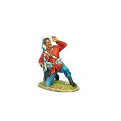Infanterist, kniend, abwehrend 