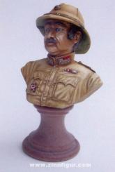 Major en uniforme tropical en Palestine 