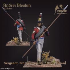 Sergeant - 3rd Guards - 1808 