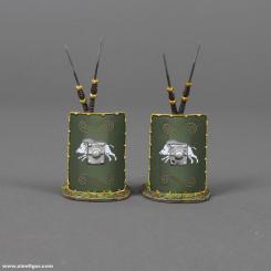 2 Roman Shields "Green" 