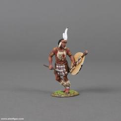Getroffener Zulu-Krieger 
