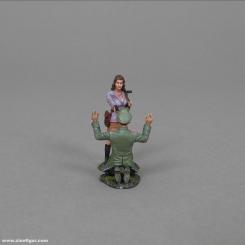 The White Mouse Nancy Wake with Brown Wig 