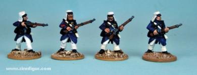 Fremdenlegionäre im Mantel 