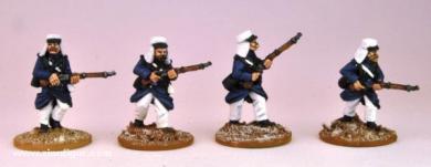 Fremdenlegionäre im Mantel, vorgehend II 