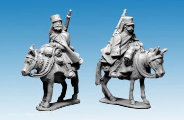 Legion Mounted Company in Greatcoats and Kepi 