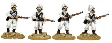 Legion in Sun Helmets Advancing 