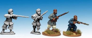 Afghanische Irreguläre mit Gewehren Set 1 