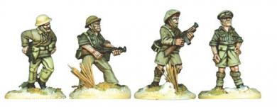 Figurines de commandement de la 8e armée britannique 