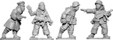 Officiers et sous-officiers allemands (hiver) 