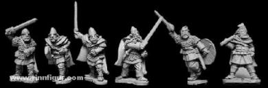 Wikinger Huscarle mit Handwaffen 