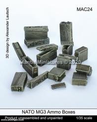 Caisses à munitions NATO MG3 